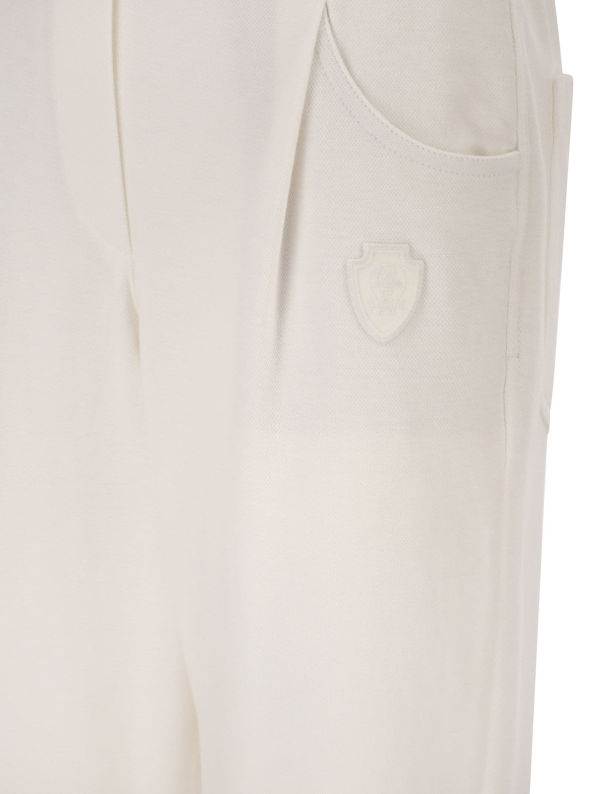 Brunello Cucinelli Women Stretch Cotton Gabardine Jogging Trousers