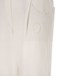 Brunello Cucinelli Women Stretch Cotton Gabardine Jogging Trousers