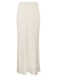 Brunello Cucinelli Women Viscose And Linen Long Pencil Skirt