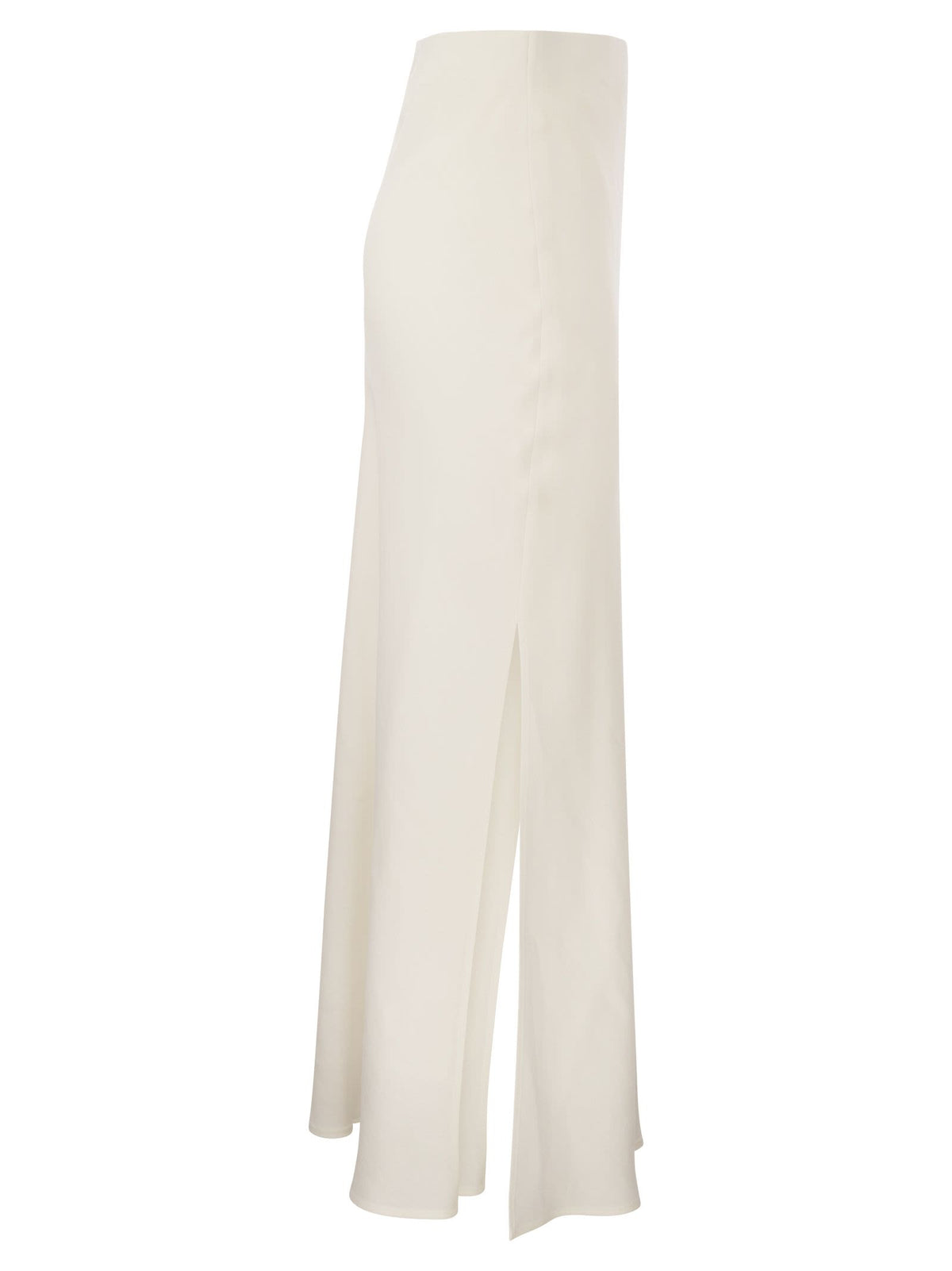 Brunello Cucinelli Women Viscose And Linen Long Pencil Skirt