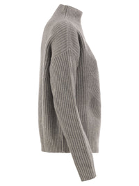 Herno Women Pure Wool Jumper With Textured Knit And High Neck