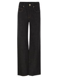 Brunello Cucinelli Women Wide-Leg Cotton Denim Jeans