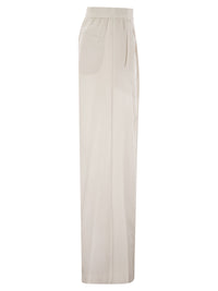 Brunello Cucinelli Women Loose Fit Cotton Trousers