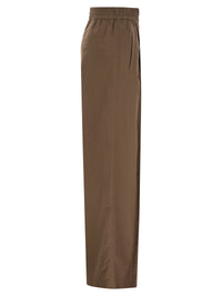 Brunello Cucinelli Women Loose Fit Cotton Trousers