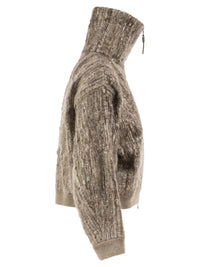 Brunello Cucinelli Women Cropped Mohair Blend Jacket With Sequins