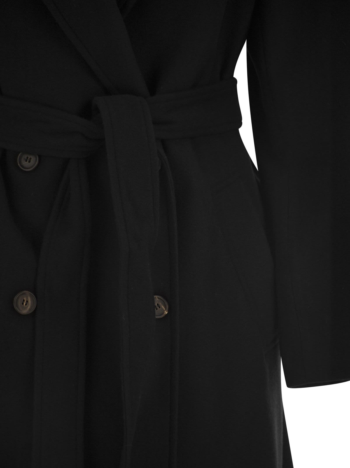 Brunello Cucinelli Women Pure Cashmere Double-Breasted Belted Coat