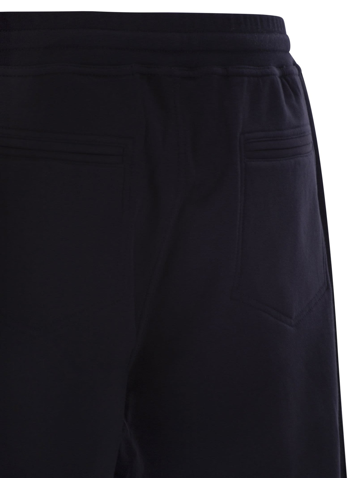 Brunello Cucinelli Men Techno Cotton Fleece Bermuda Shorts