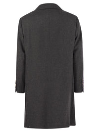 Brunello Cucinelli Men Wool And Cashmere Coat