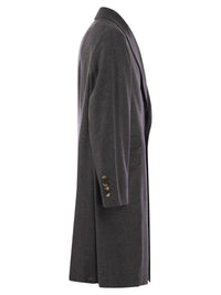 Brunello Cucinelli Men Wool And Cashmere Coat