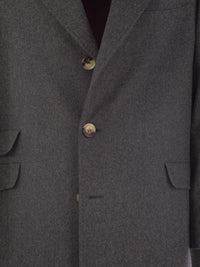Brunello Cucinelli Men Wool And Cashmere Coat