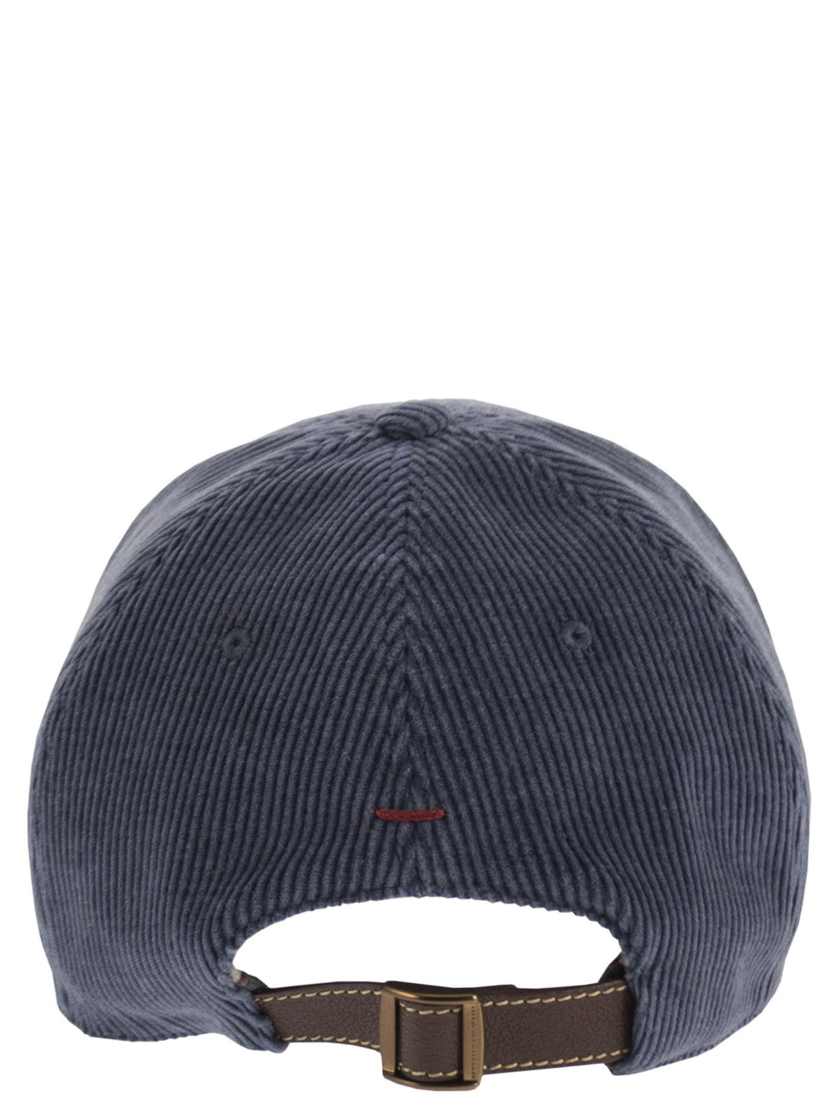 Brunello Cucinelli Men Cotton And Cashmere-Blend Corduroy Baseball Cap