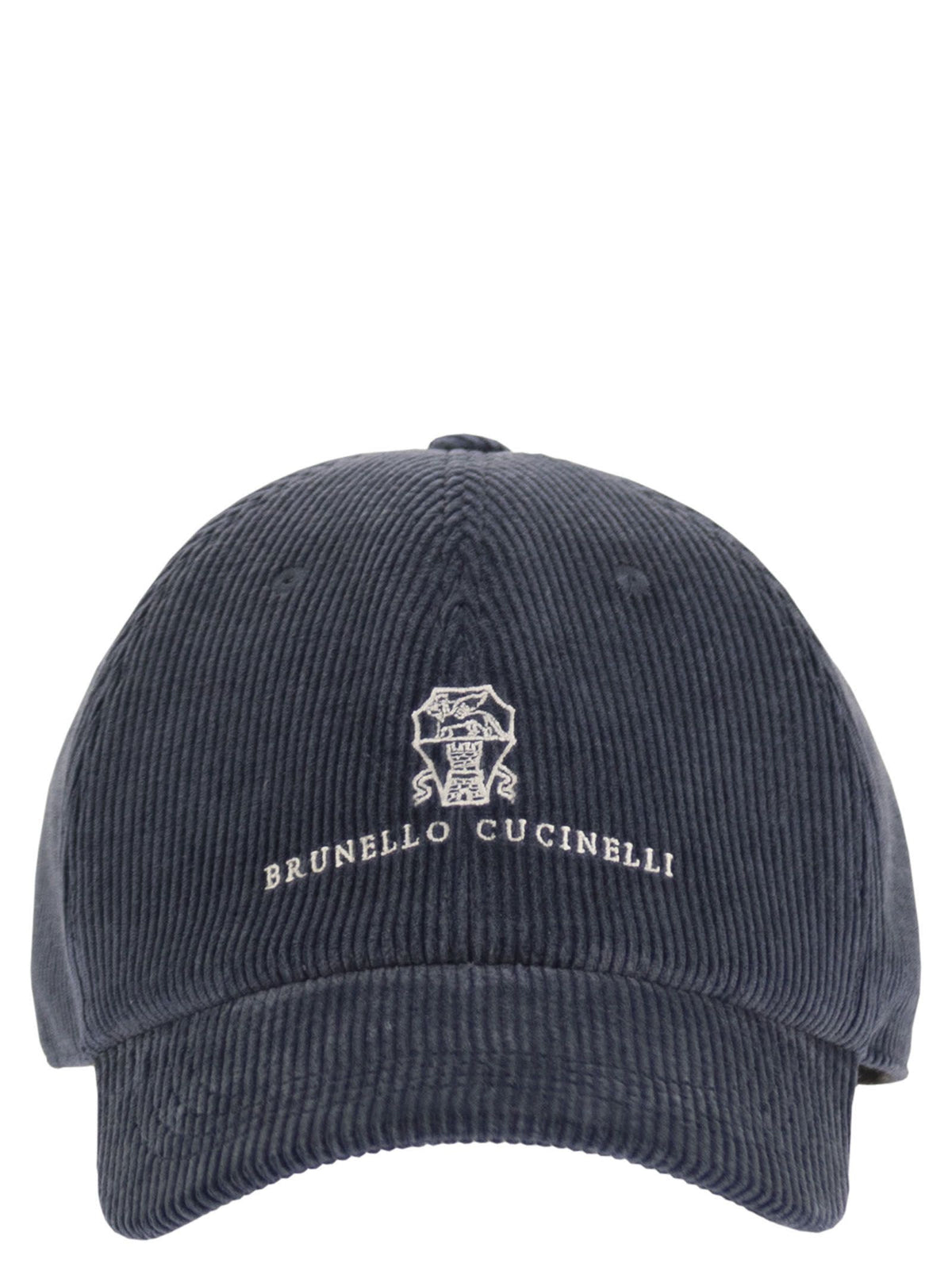 Brunello Cucinelli Men Cotton And Cashmere-Blend Corduroy Baseball Cap