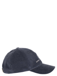 Brunello Cucinelli Men Cotton And Cashmere-Blend Corduroy Baseball Cap