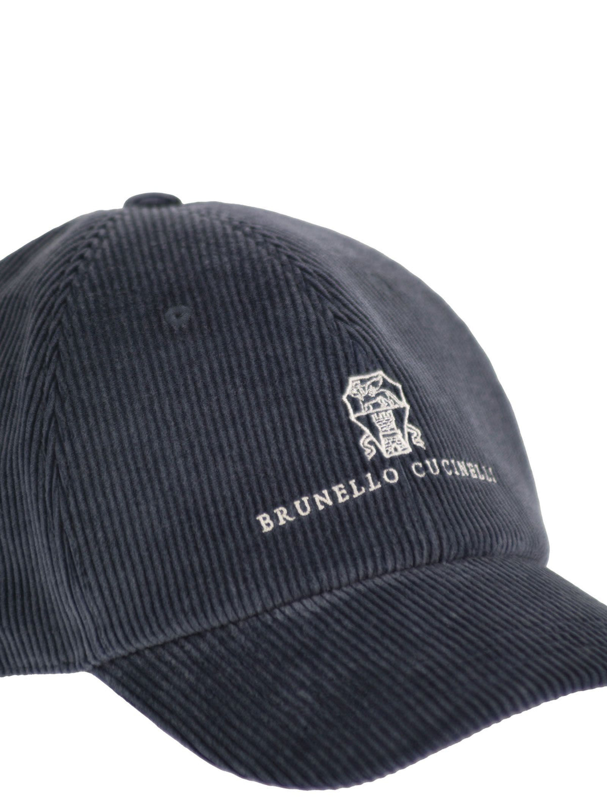 Brunello Cucinelli Men Cotton And Cashmere-Blend Corduroy Baseball Cap