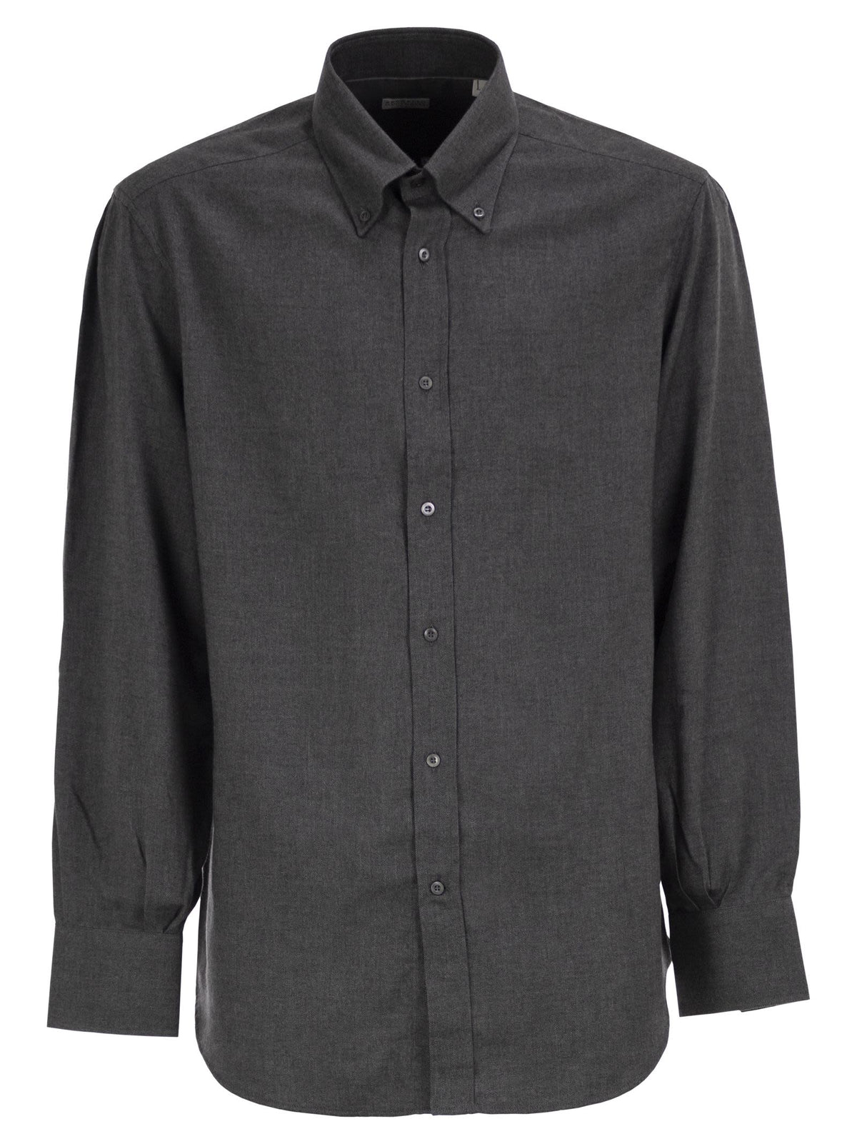 BRUNELLO CUCINELLI Brunello Cucinelli Men Cotton And Lyocell Button-Down Shirt