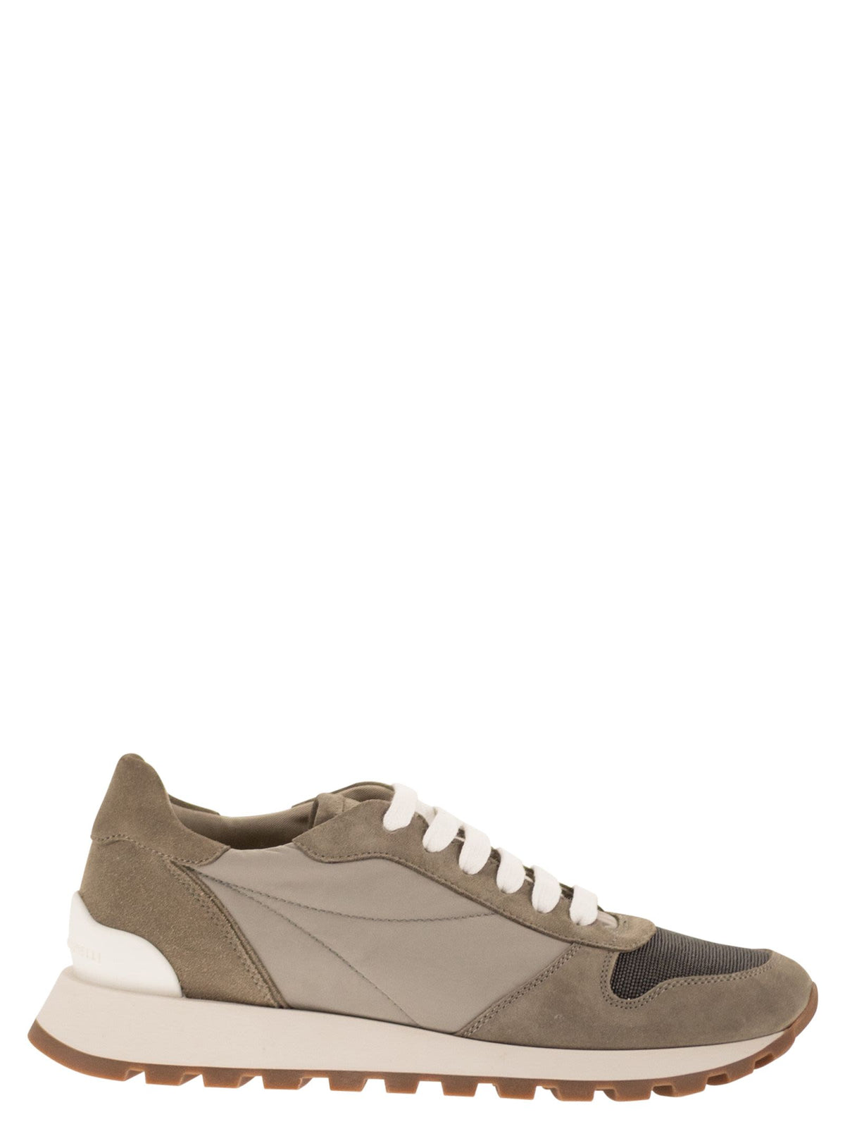 Brunello Cucinelli Women Techno Fabric Runners With Precious Toe