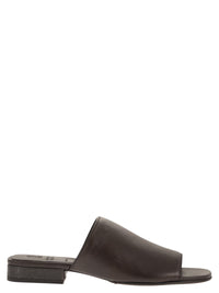 Brunello Cucinelli Women Riding Calfskin Mules With Jewellery