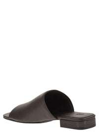 Brunello Cucinelli Women Riding Calfskin Mules With Jewellery