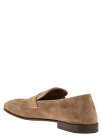 Brunello Cucinelli Men Soft Suede Penny Loafer