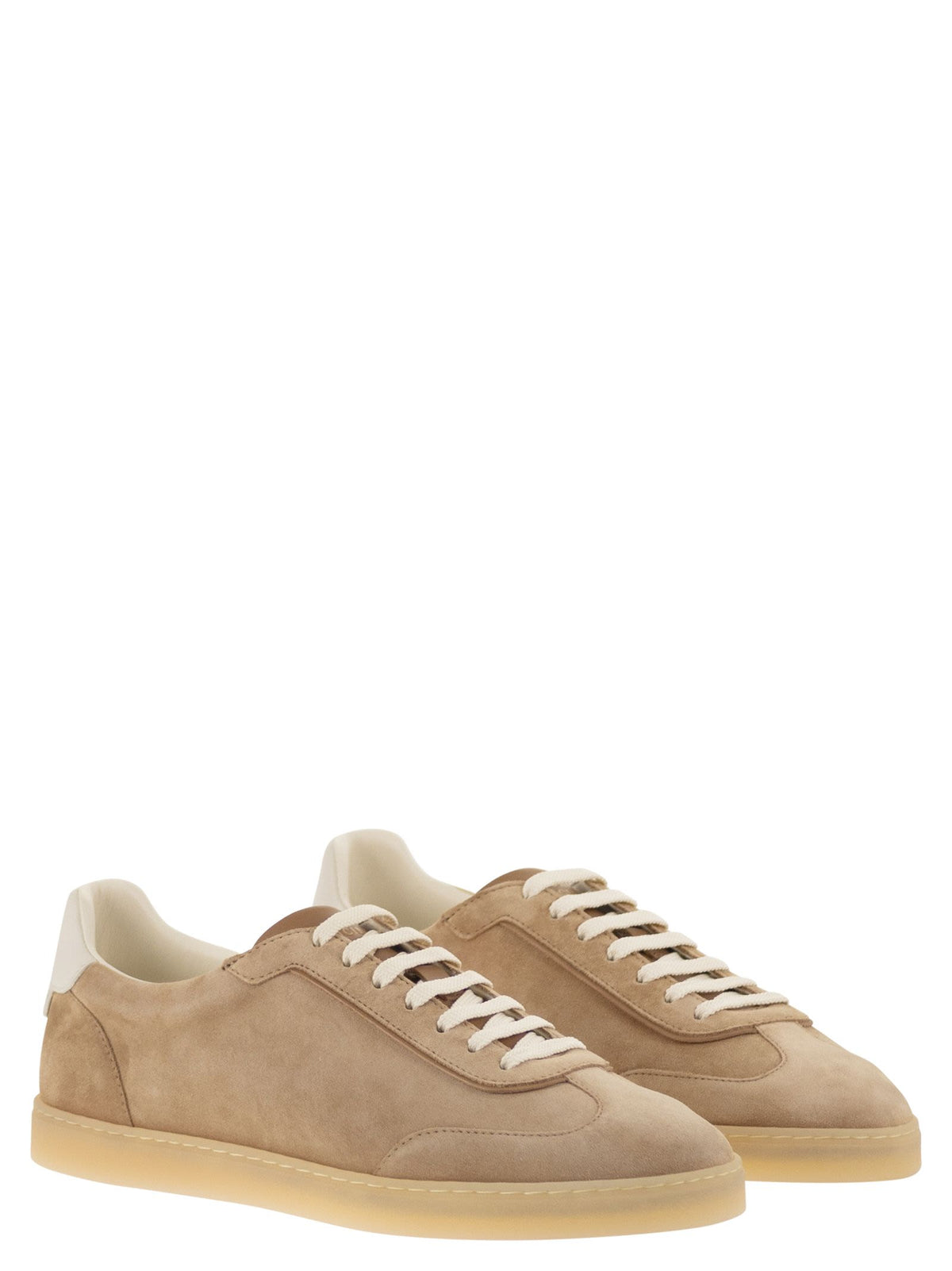 Brunello Cucinelli Men Suede Trainers