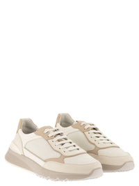 Brunello Cucinelli Men Multicolour Leather And Suede Runner Sneakers