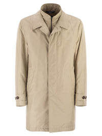Fay Men Morning Coat In Technical Poplin