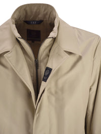 Fay Men Morning Coat In Technical Poplin
