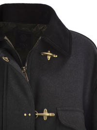 Fay Women Cropped Cotton-Blend Jacket With Fay Hooks