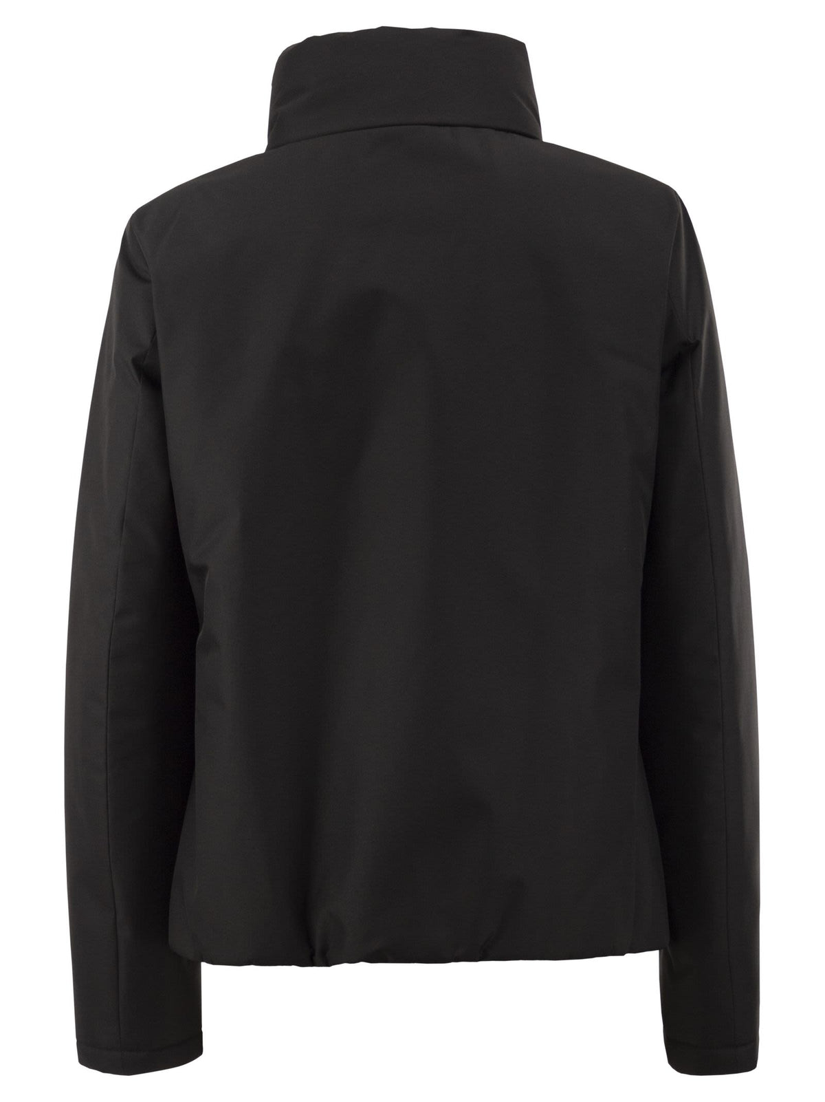 Fay Women Padded Jacket With High Collar And Fay Hook Fastening