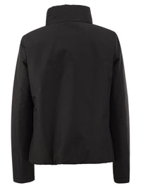Fay Women Padded Jacket With High Collar And Fay Hook Fastening