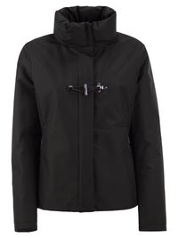 Fay Women Padded Jacket With High Collar And Fay Hook Fastening