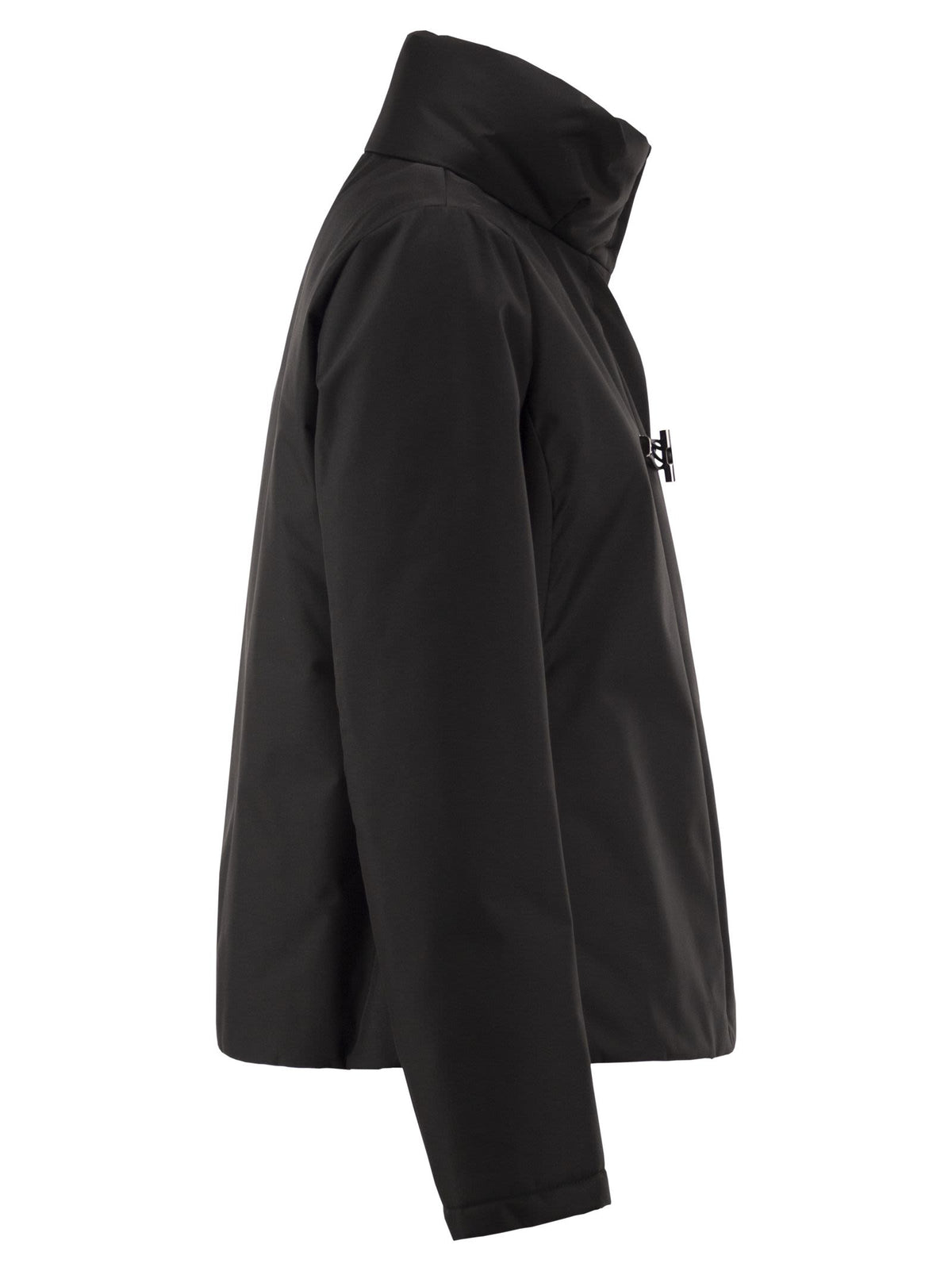 Fay Women Padded Jacket With High Collar And Fay Hook Fastening