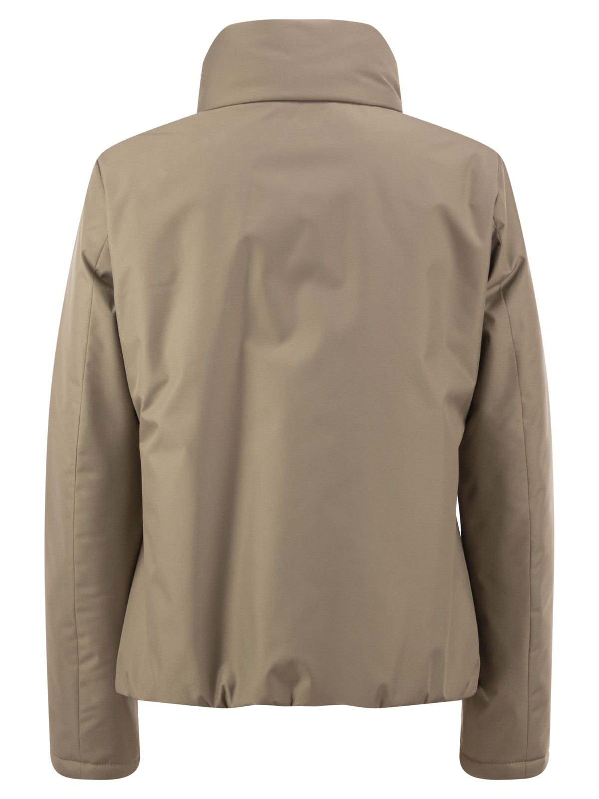 Fay Women Padded Jacket With High Collar And Fay Hook Fastening