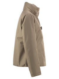 Fay Women Padded Jacket With High Collar And Fay Hook Fastening