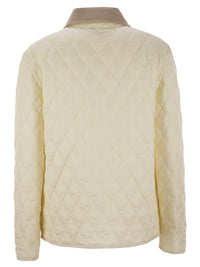 Fay Women Diamond Quilted Nylon Shirt Jacket