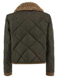 FAY Fay Women Mini 3 Ganci Quilted Jacket With Detachable Collar