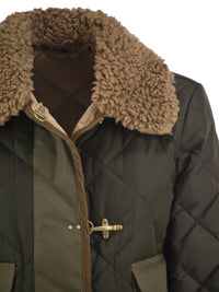 FAY Fay Women Mini 3 Ganci Quilted Jacket With Detachable Collar
