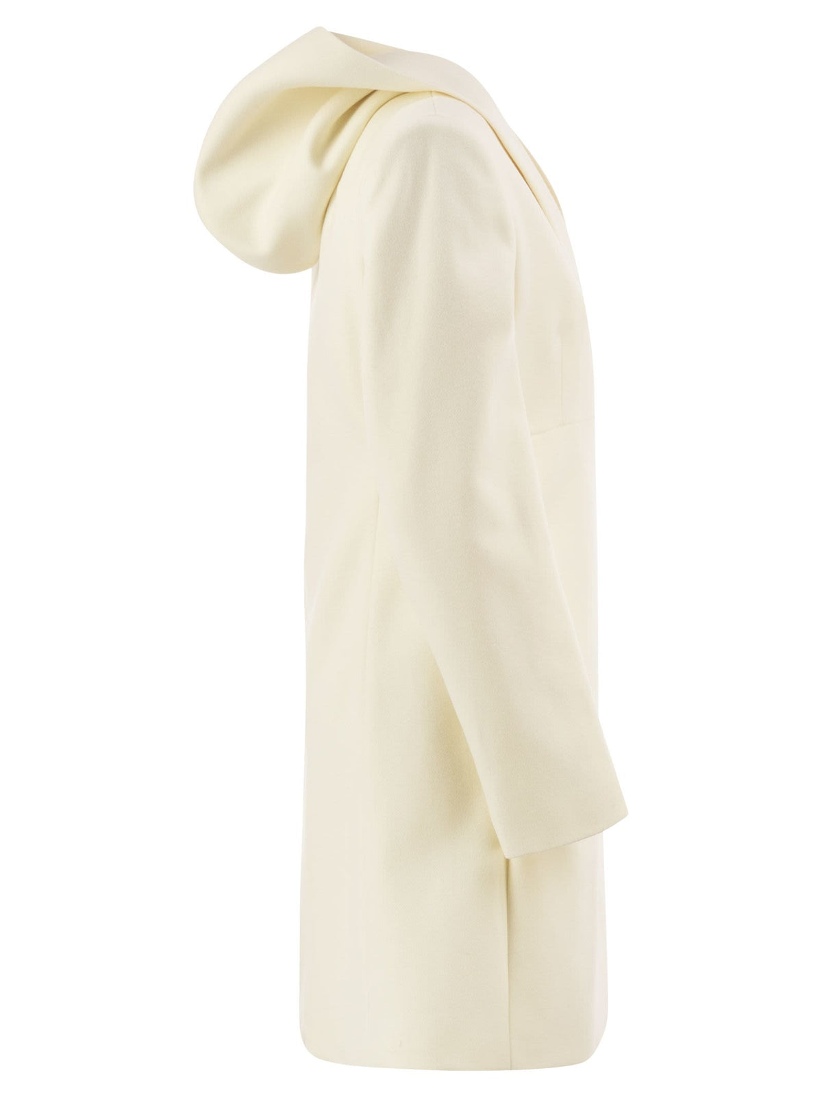 Fay Women Hooded Coat With Fay Hook Fastening