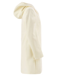 Fay Women Hooded Coat With Fay Hook Fastening