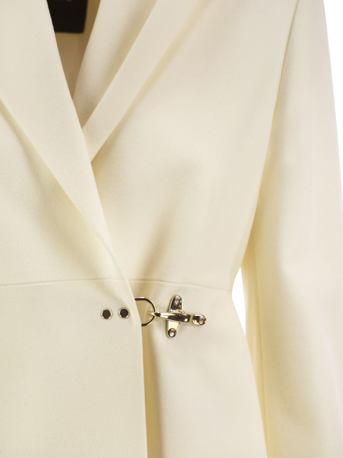 Fay Women Hooded Coat With Fay Hook Fastening