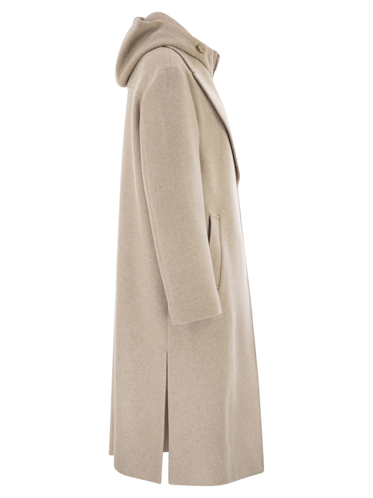 Fay Women Double Front Wool Jersey Coat