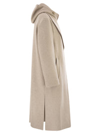 Fay Women Double Front Wool Jersey Coat