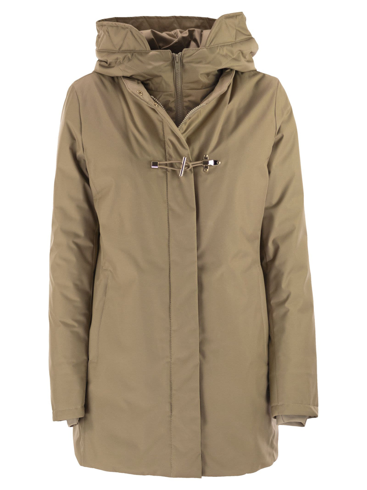FAY Fay Women Technical Gabardine Toggle Coat