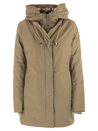 FAY Fay Women Technical Gabardine Toggle Coat