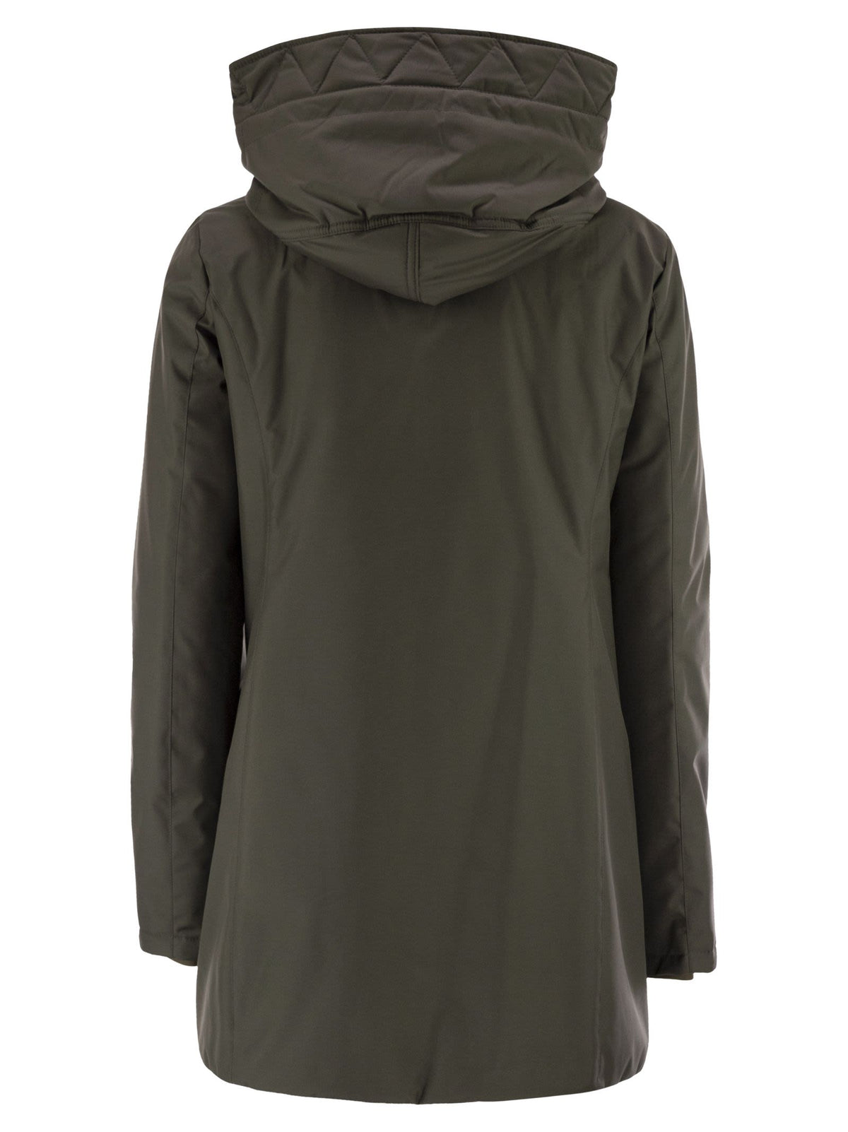 Fay Women Technical Gabardine Toggle Coat