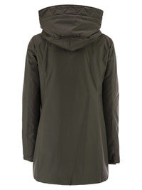 Fay Women Technical Gabardine Toggle Coat