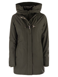 Fay Women Technical Gabardine Toggle Coat