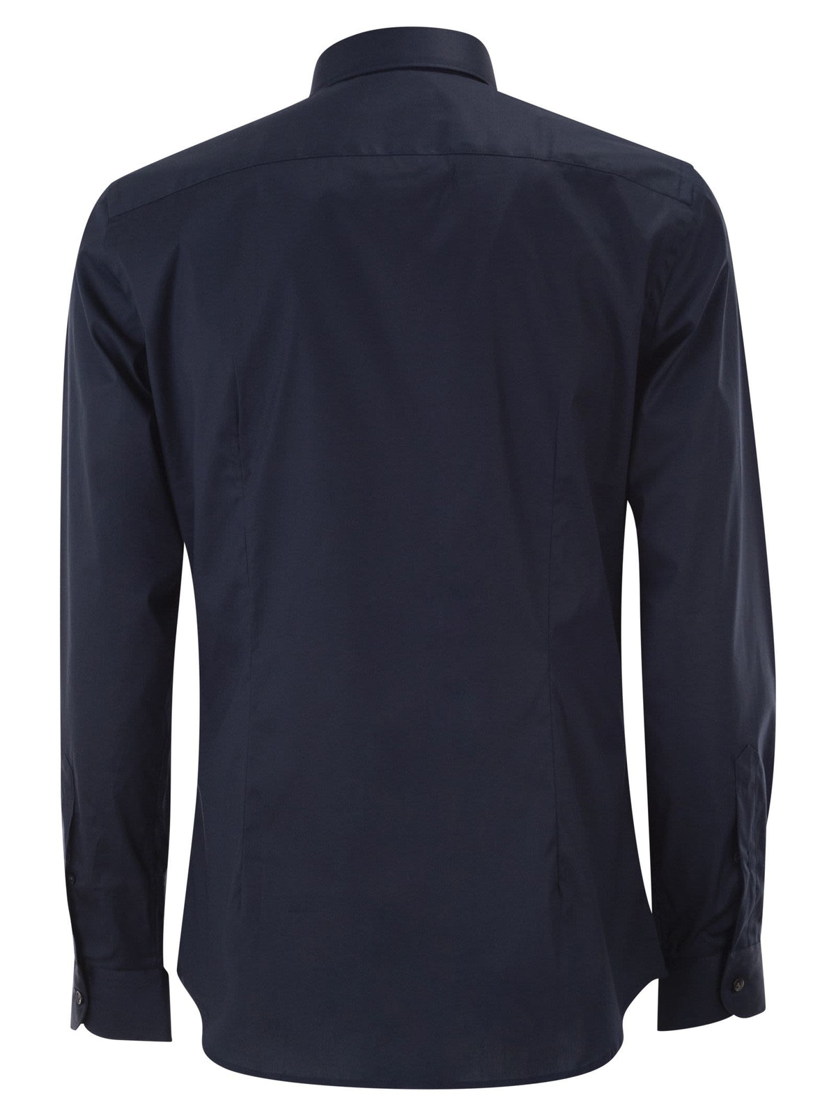Fay Men Regular Fit Shirt In Stretch Poplin