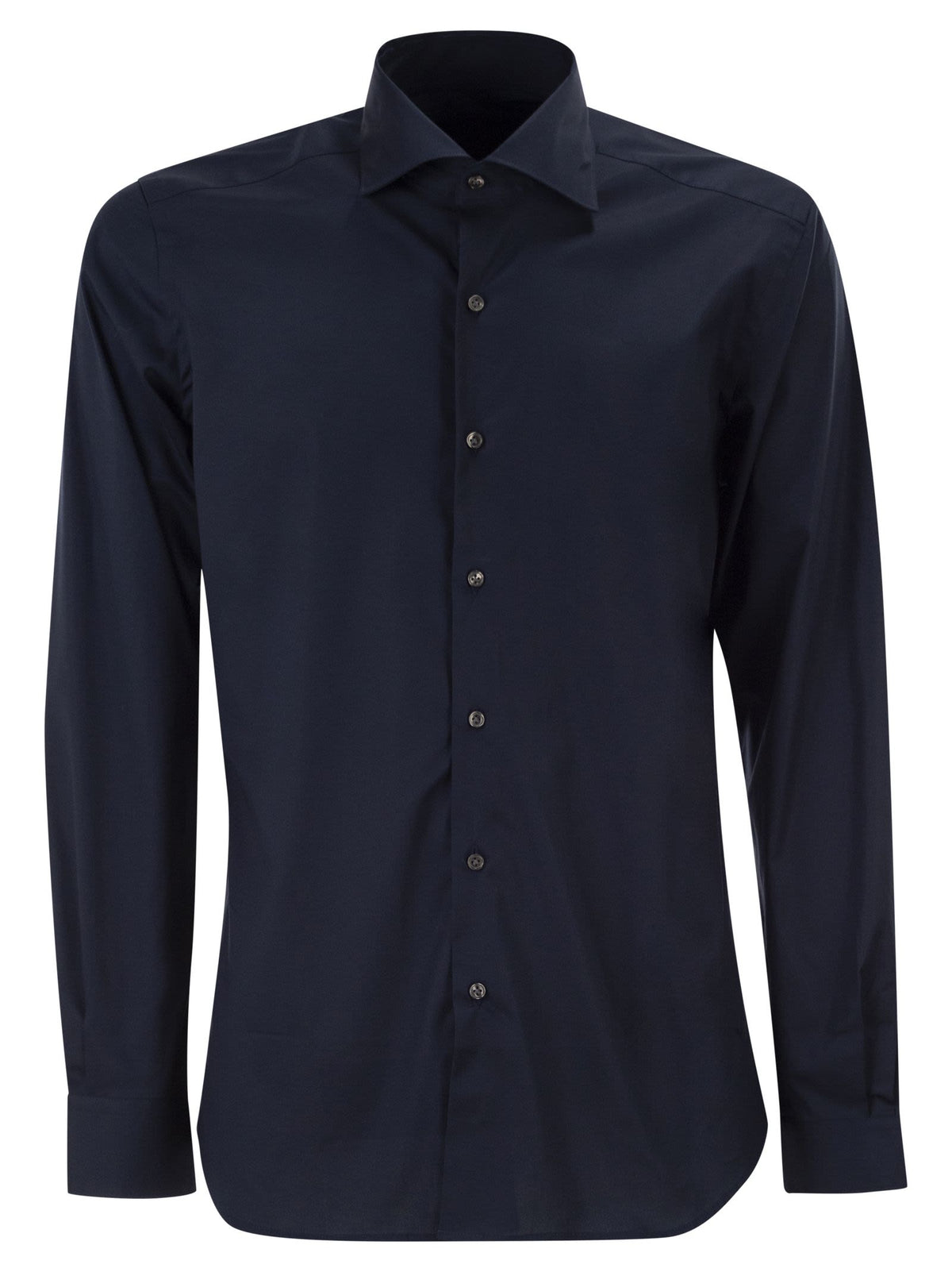 Fay Men Regular Fit Shirt In Stretch Poplin