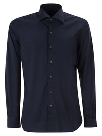 Fay Men Regular Fit Shirt In Stretch Poplin
